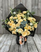 Букет цветов из:  Розы и Лизиантусы в Тейково