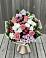 Букет цветов из: Альстромерии, Гвоздики, Розы и Хризантемы в Тейково