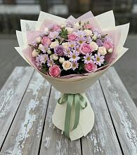 Букет цветов из:  Розы и Хризантемы в Тейково