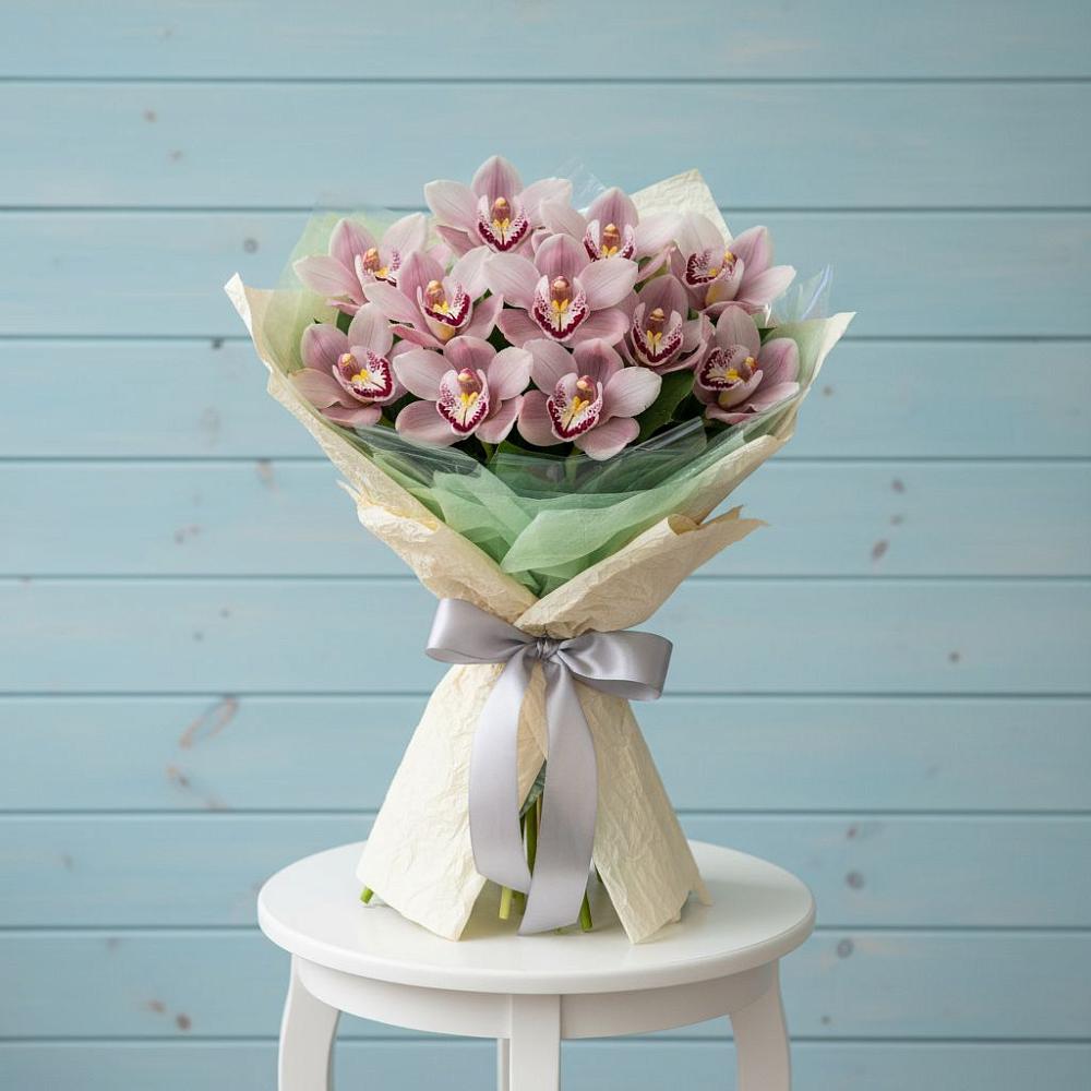 Букет цветов из: Орхидеи и Розы в Тейково